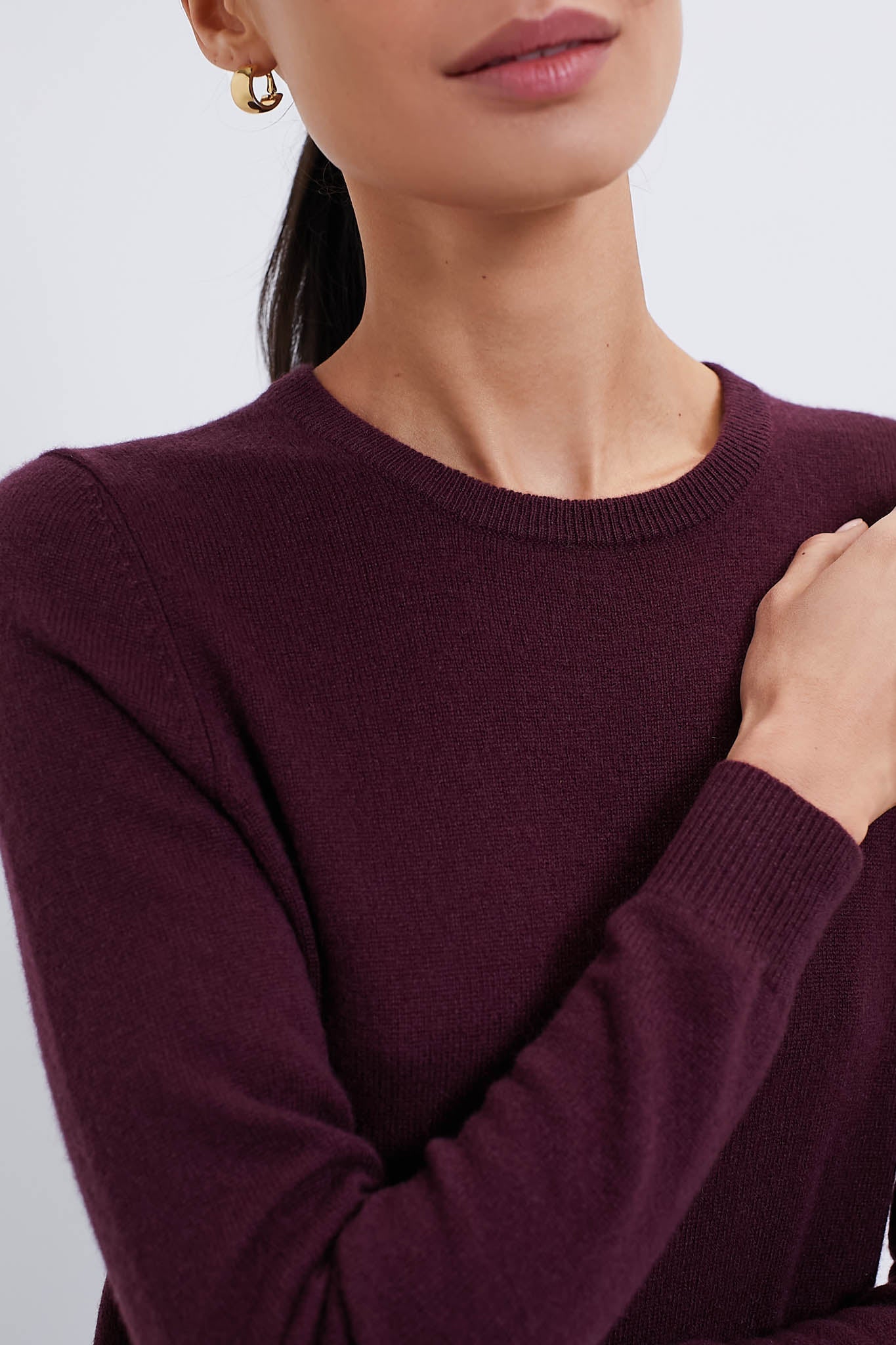 Winetasting Cashmere Crewneck Sweater