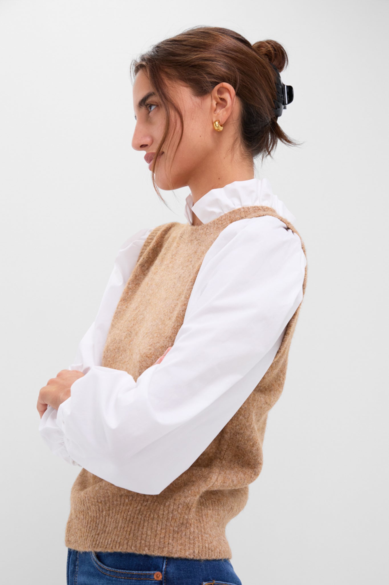 Desert Melange Ella Sweater Blouse