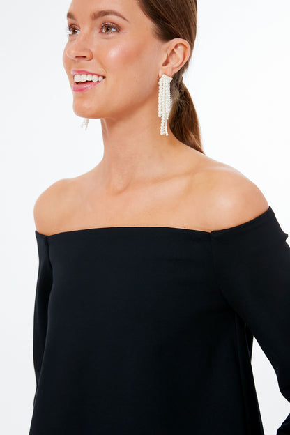 Black Miranda Off The Shoulder Blouse