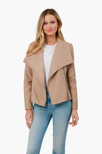 Tan Chic Street Jacket
