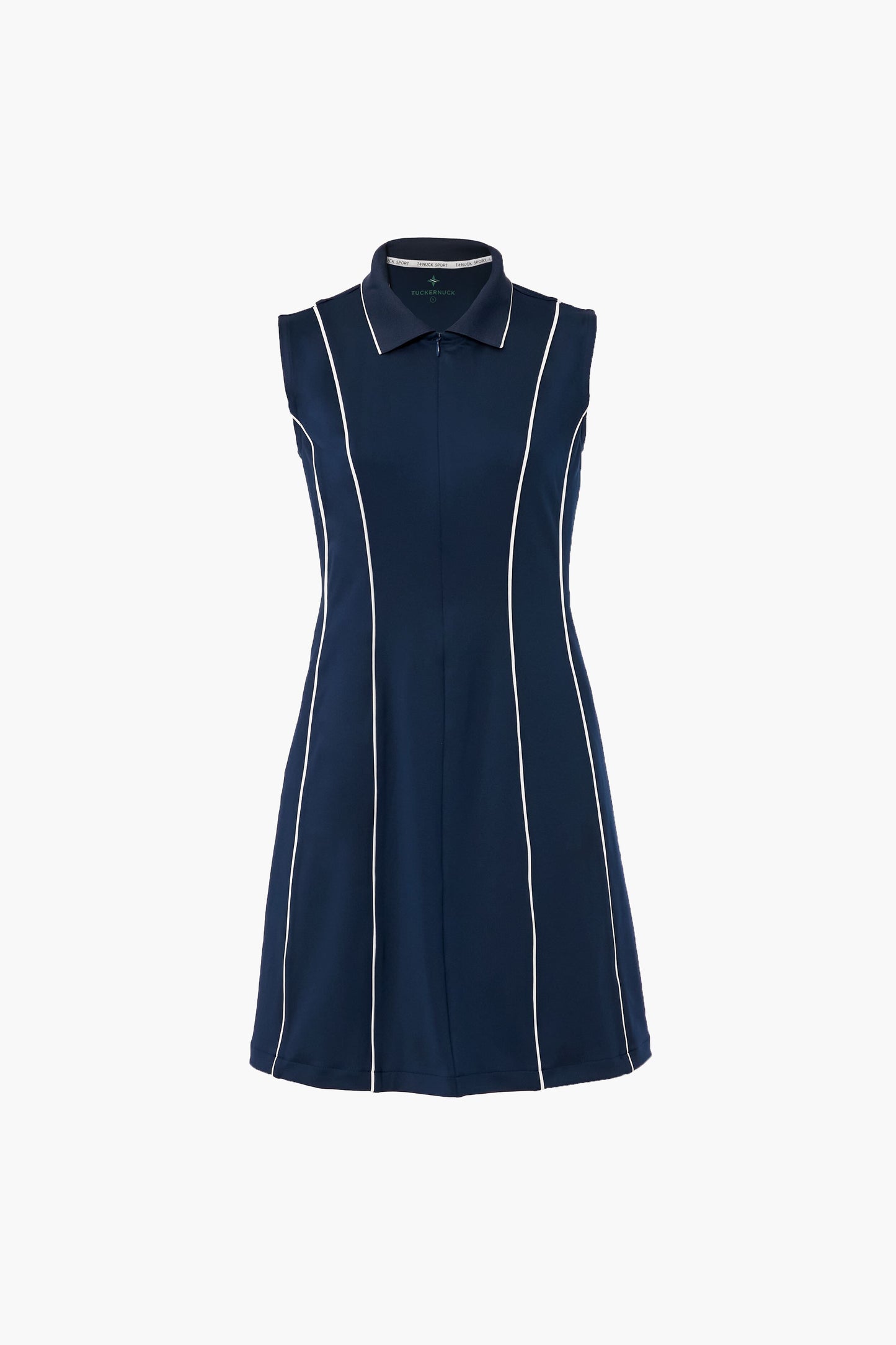 Navy Roxana Half Zip Golf Dress