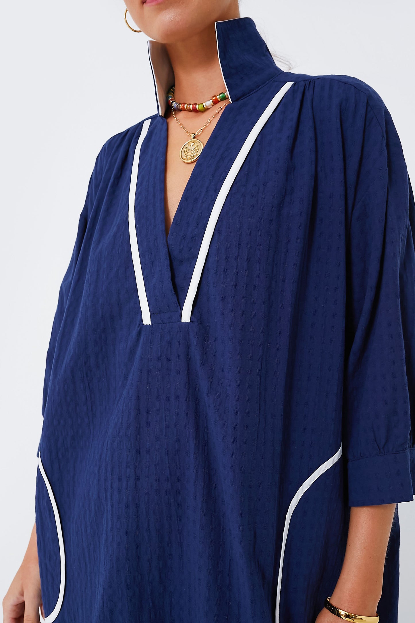 Navy Lizzie Coverup