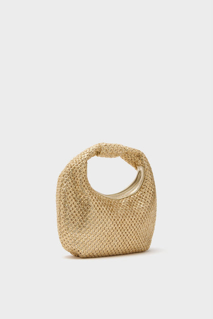 Gold Eden Woven Hobo