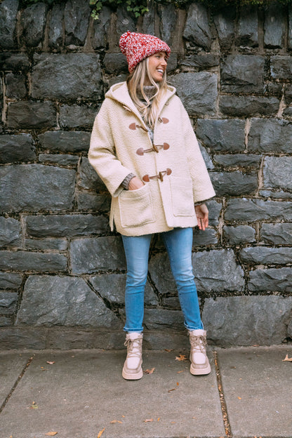 Cream Toggle Ali Coat