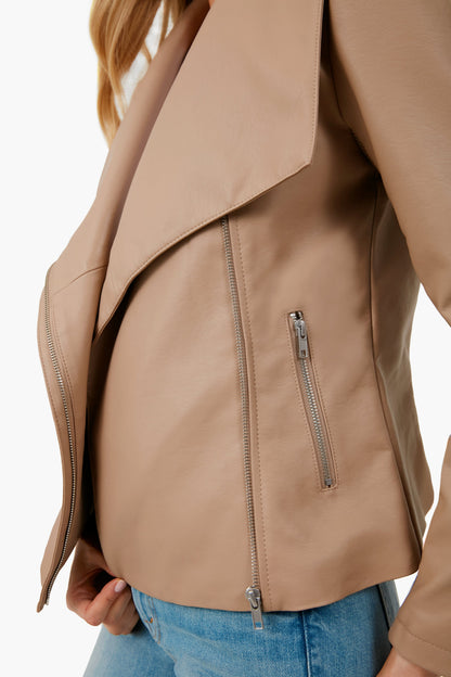 Tan Chic Street Jacket