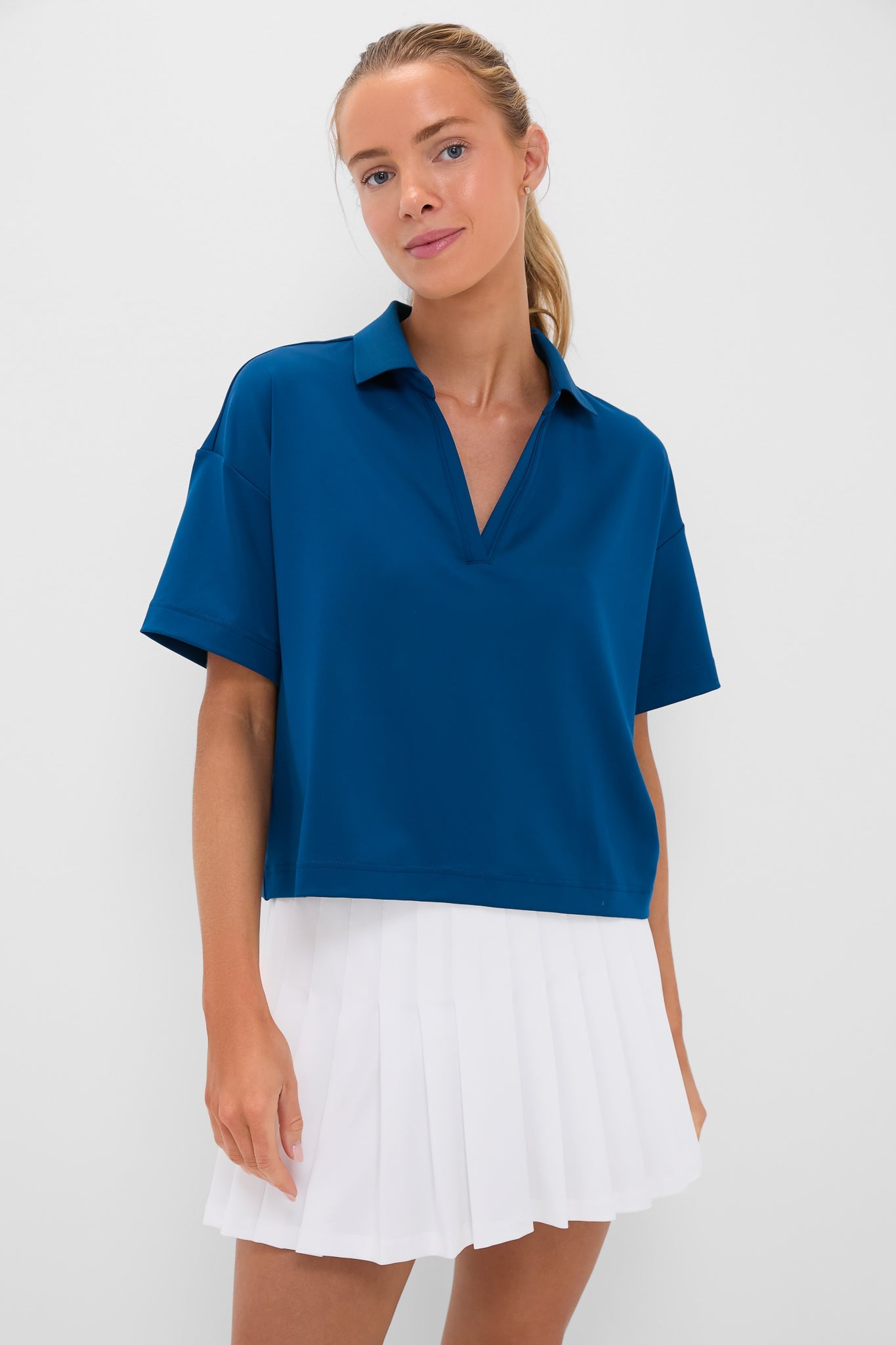 Poseidon Cropped Performance Jersey Caroline Polo