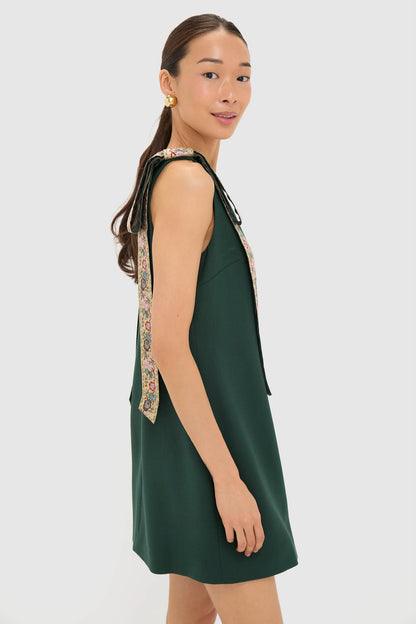Garden Scrollwork Jacquard Bow Rosie Dress