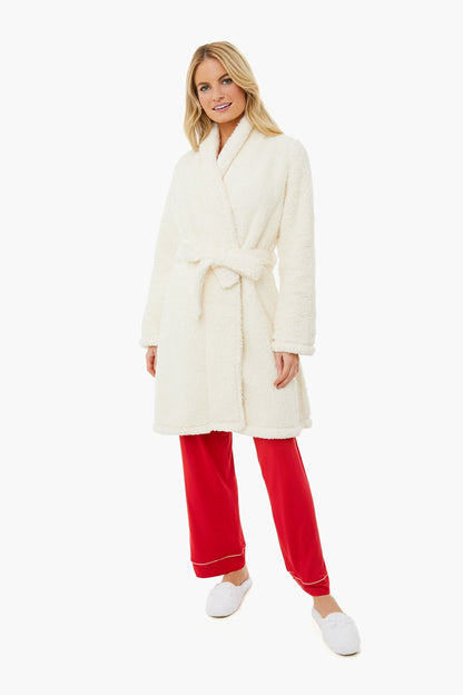 Bone Alpine Chic Sherpa Robe