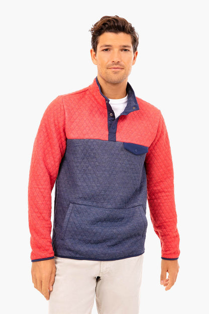 Navy Red Corbet Pullover