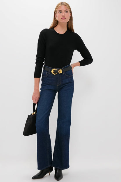 Black Lisa 45 Stretch Boots