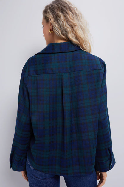 Blackwatch Mary Cropped Button Down