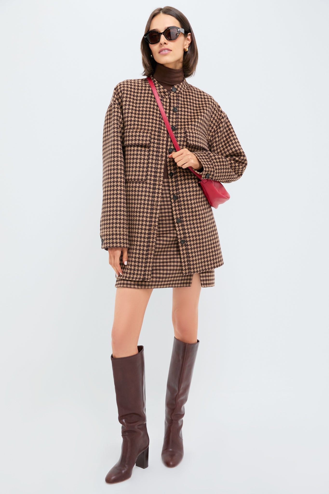 Noir and Noisette Mimi Mini Skirt