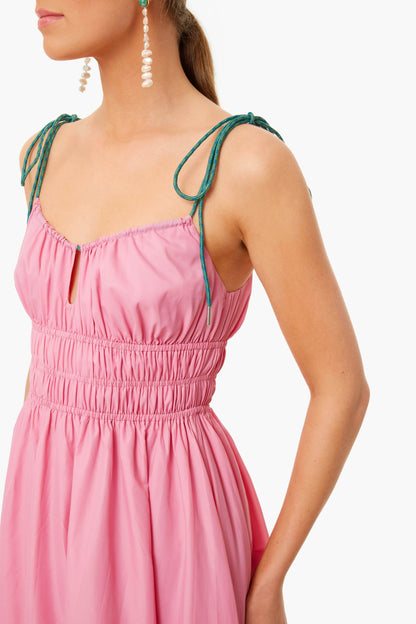 Petal Sleeveless Bow Dress