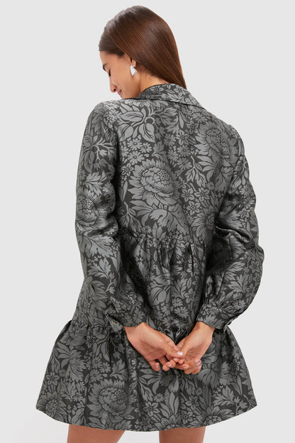 Emerald Mirasol Jacquard Alette Dress