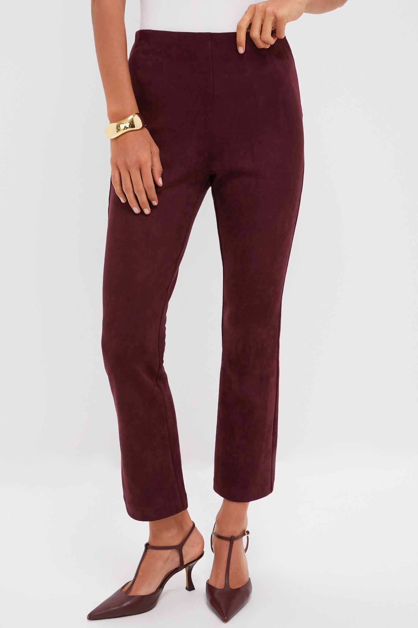 Winetasting Vegan Suede Ashford Pants