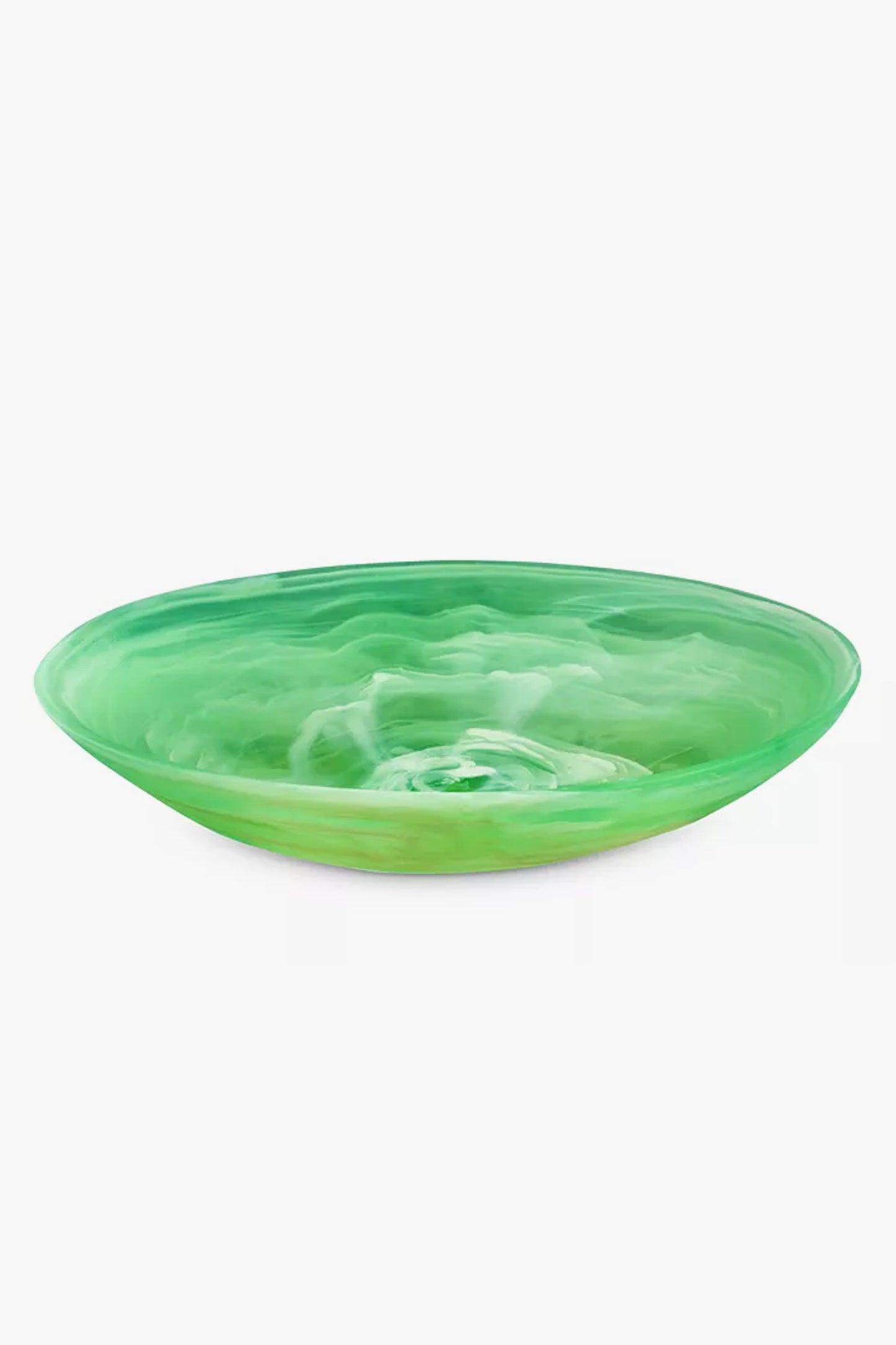 Mint Resin Wave Bowl Large