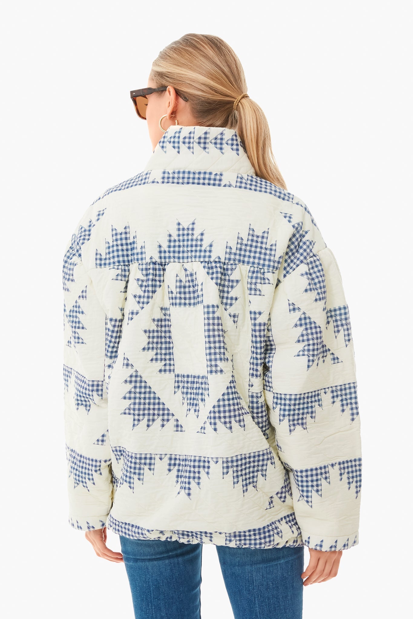 Multi Gloucester Gingham Puffer Jacket