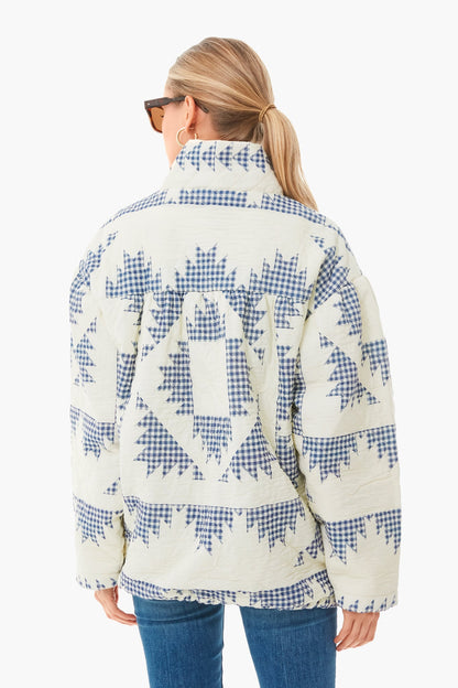 Multi Gloucester Gingham Puffer Jacket