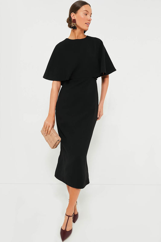 Black Cape Leah Dress