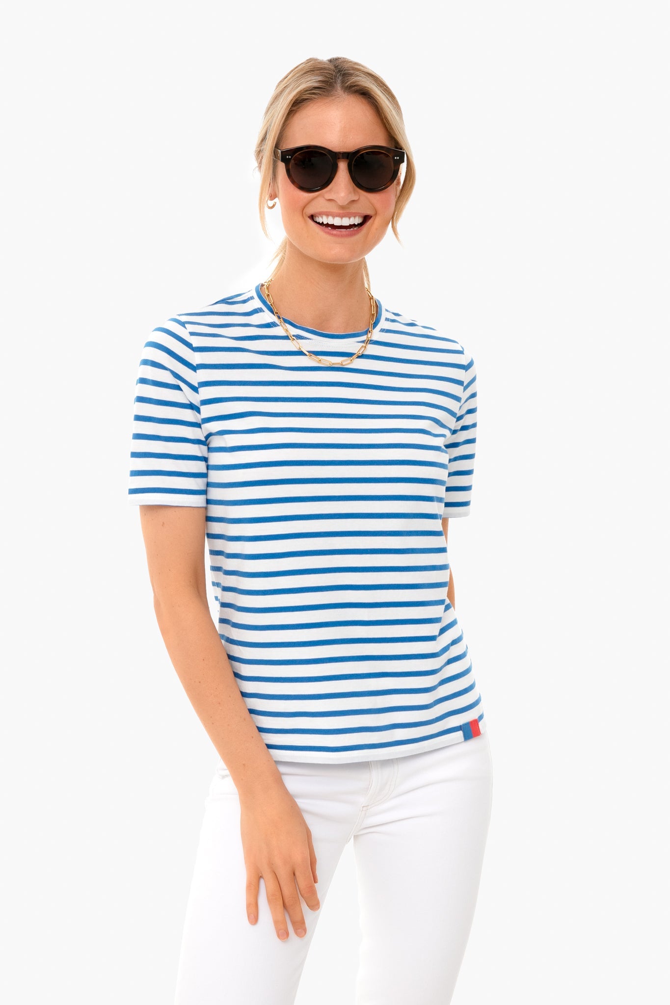 The Modern White Royal Blue