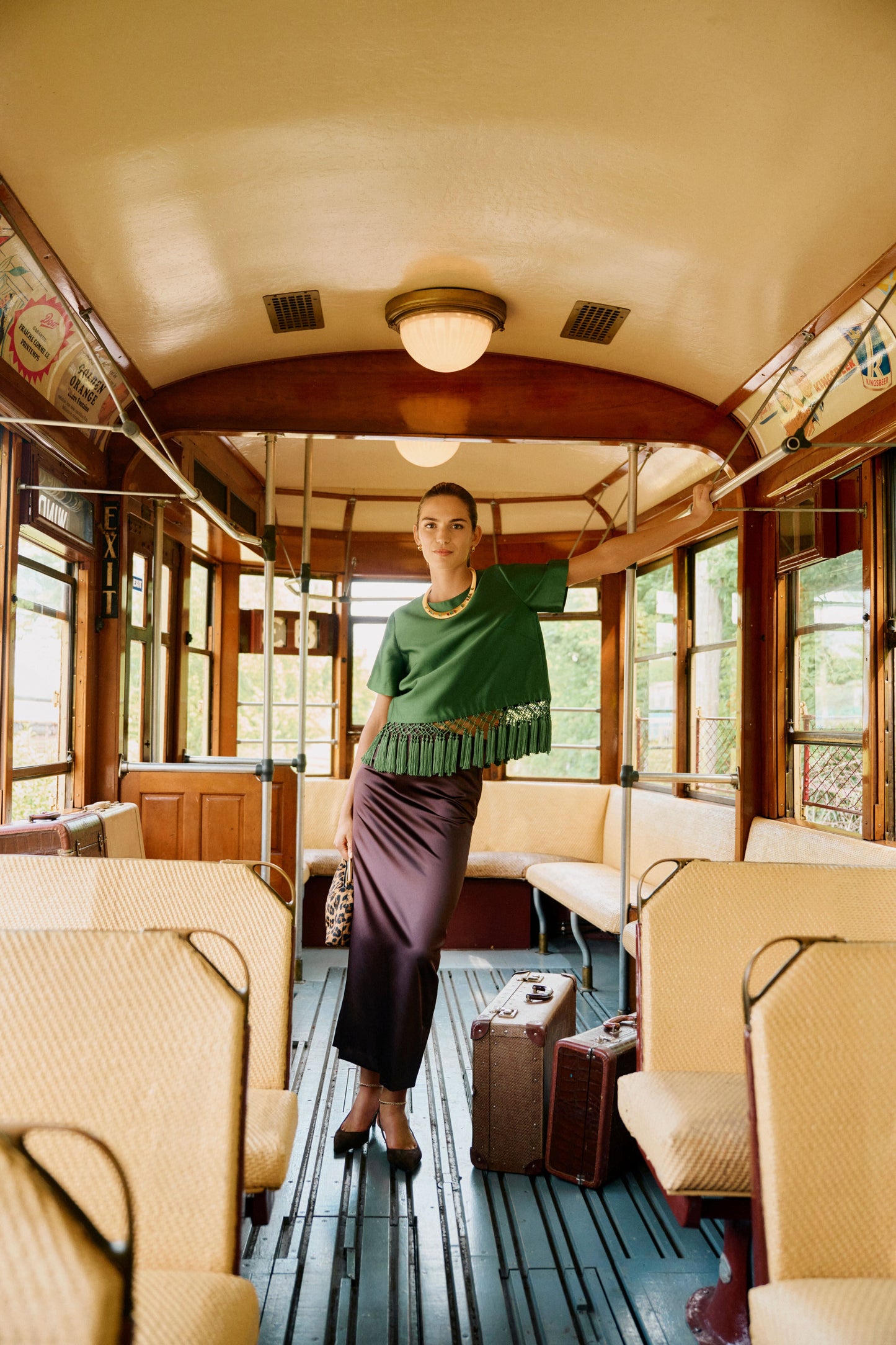 Gold Jeweled Collar Necklace