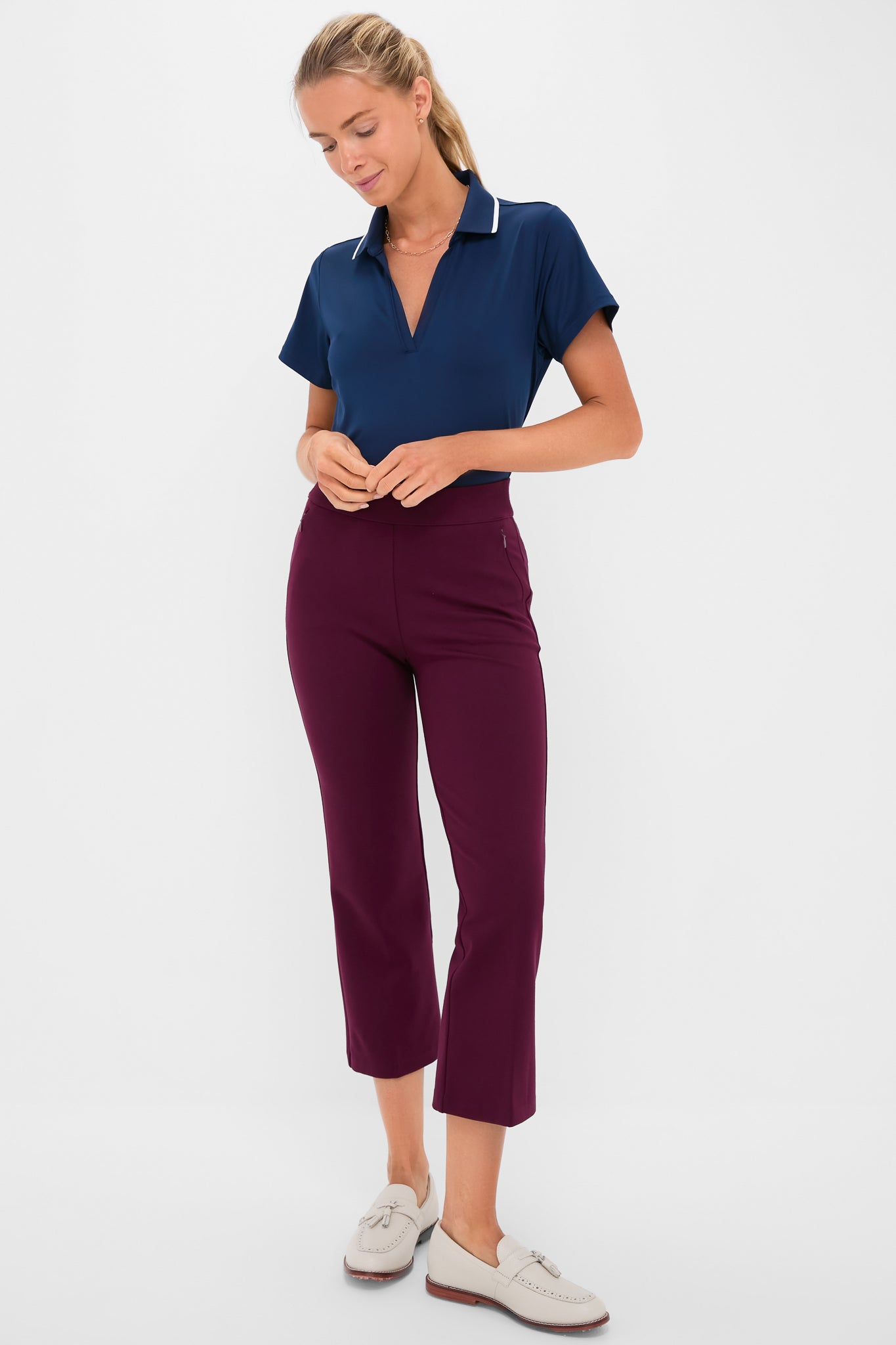 Winetasting 25 Inch Cropped Compression September Pant