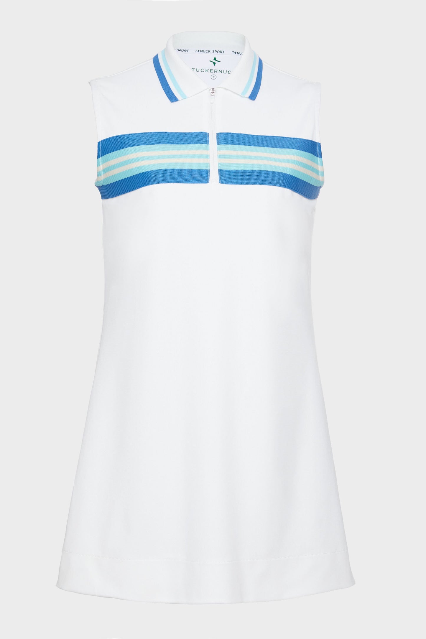 Lisbon Stripe Pique Cadwell Tennis Dress