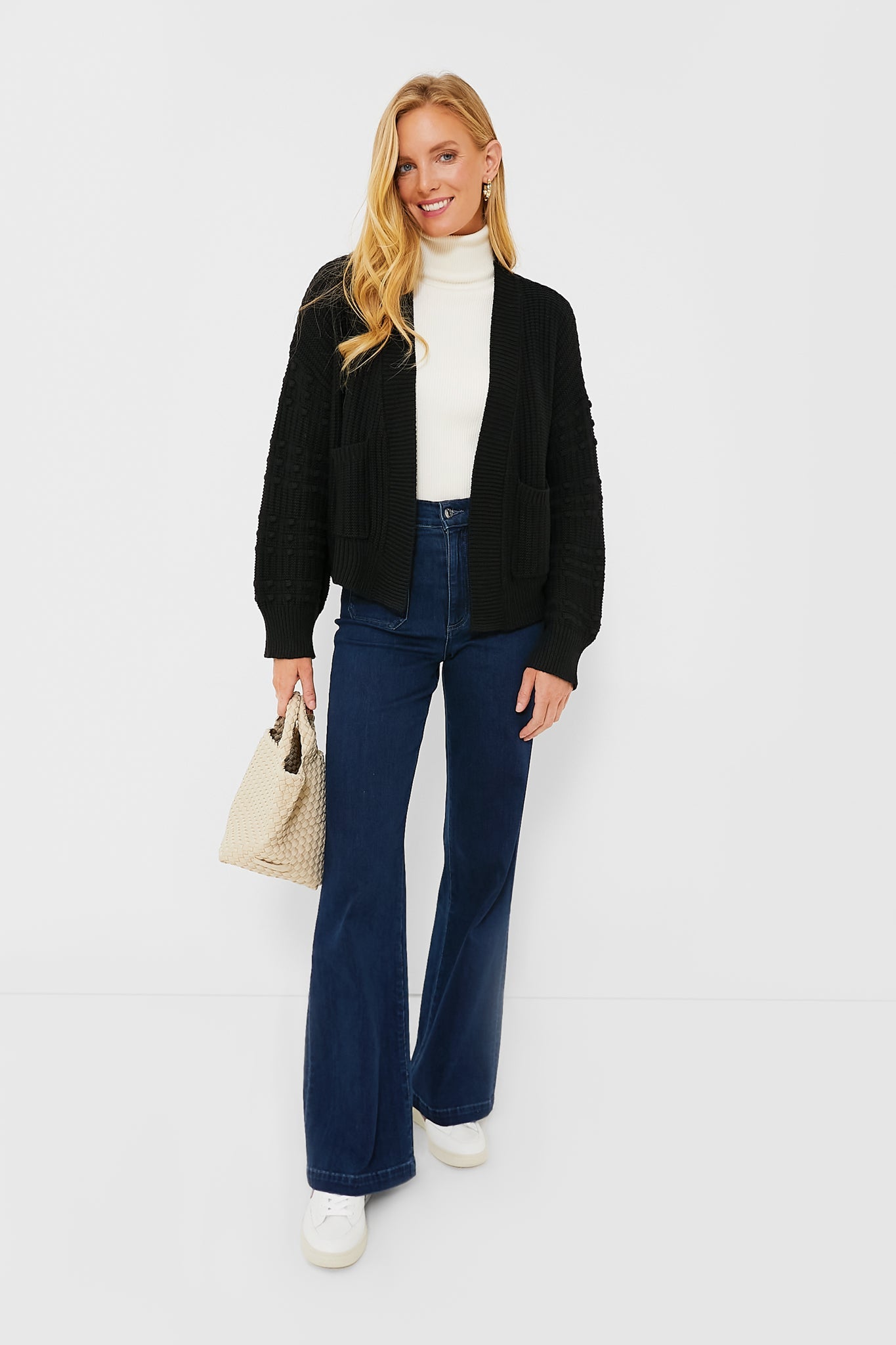 Black Bobble Cardigan