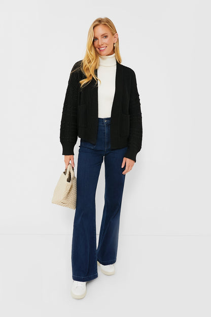 Black Bobble Cardigan