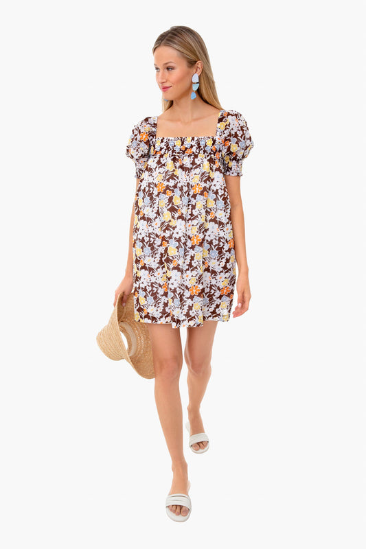 Reverie Smocked Mini Dress