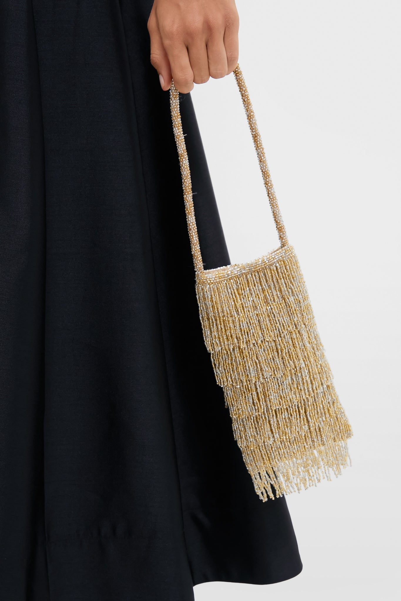 Gold Beaded Josephine Mini Bag