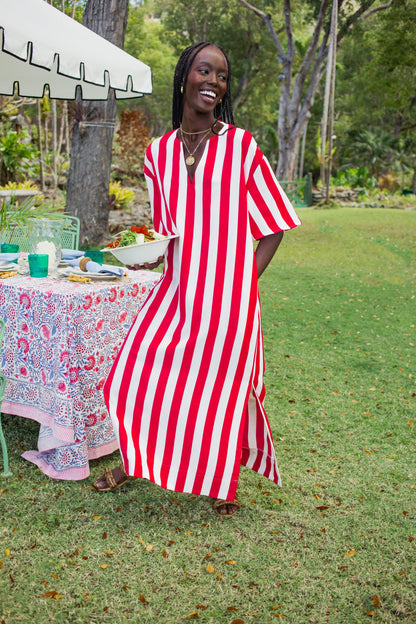 Red Stripe Canaan Dress