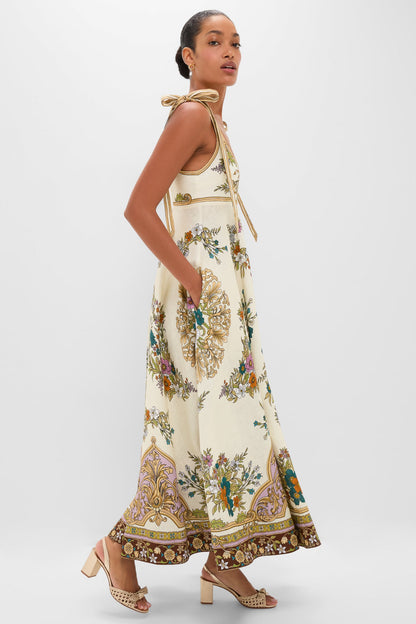 Crema Antoinette Ballet Midi Sundress