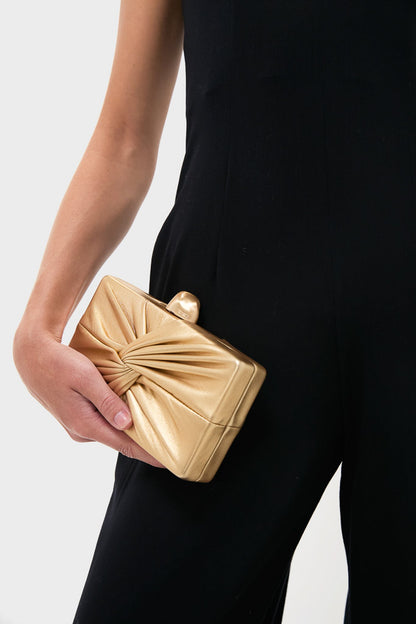 Matte Brass Lisse Clutch