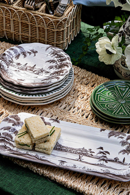 Country Estate 15" Hostess Tray - Flint Grey