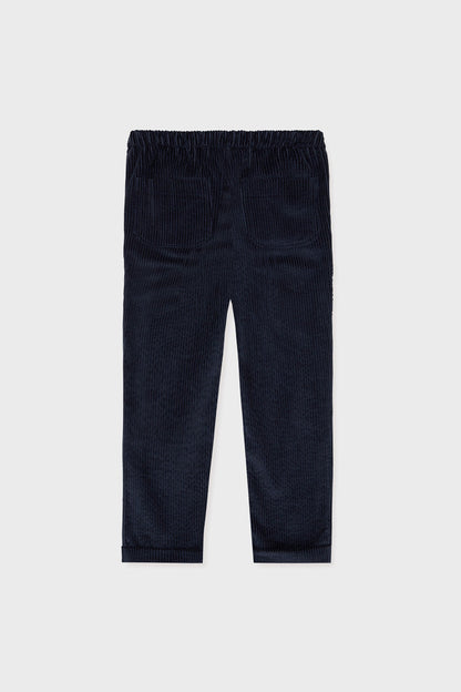 Dark Blue Benito Corduroy Boy Trousers