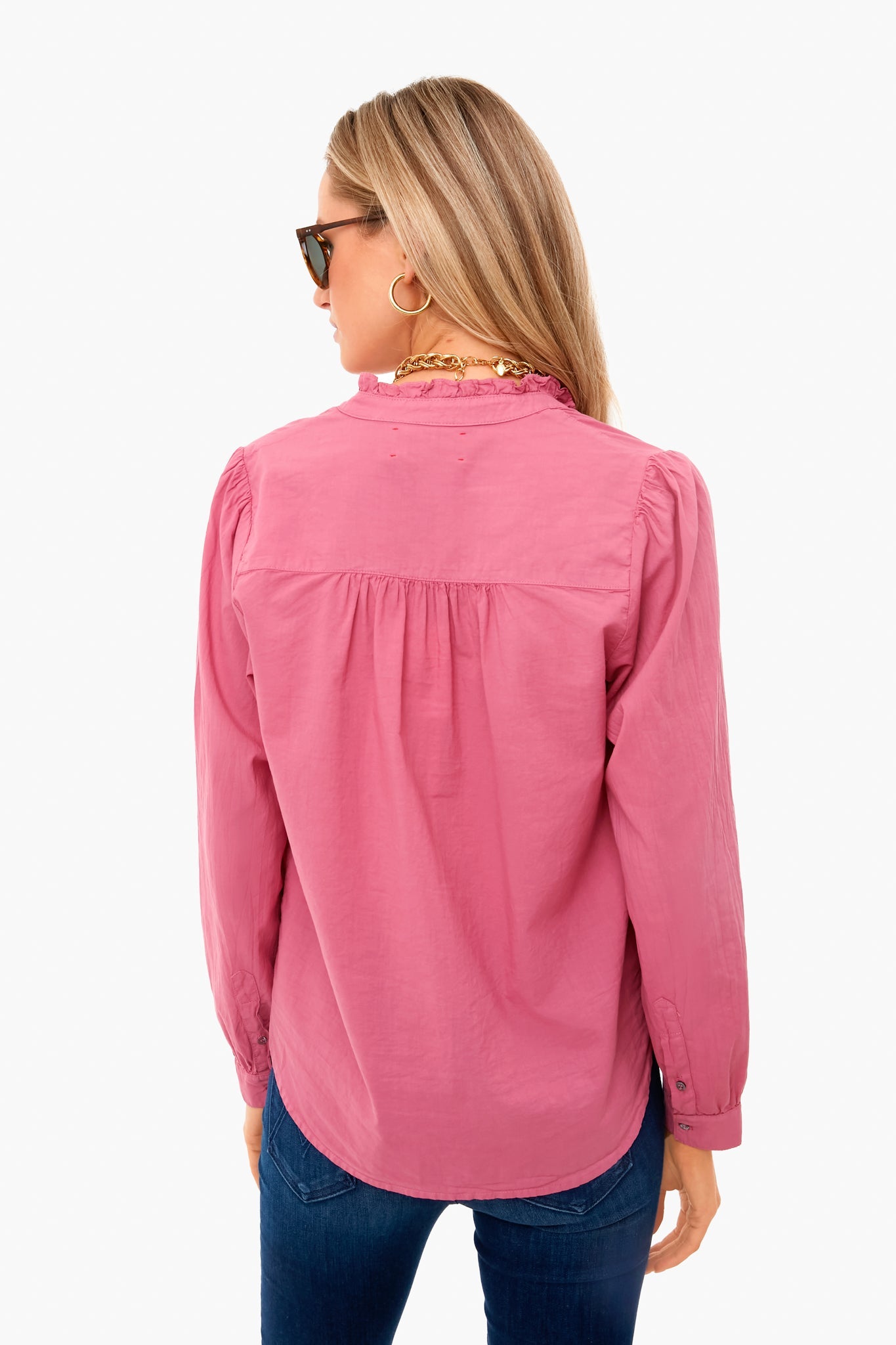 Deep Rose Halsey Shirt