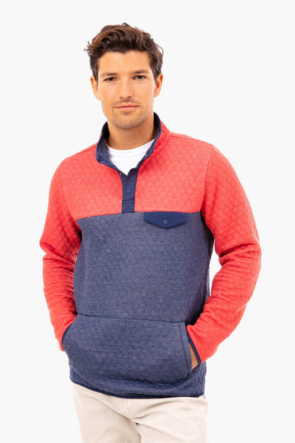 Navy Red Corbet Pullover