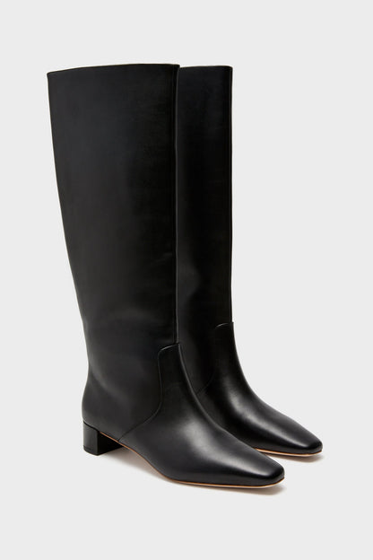 Black Soft Calf Indy Boots