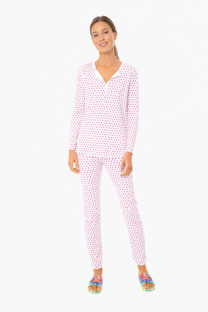 Pink Hearts Pajamas