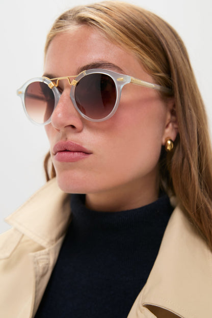 Powder Blue St. Louis Sunglasses