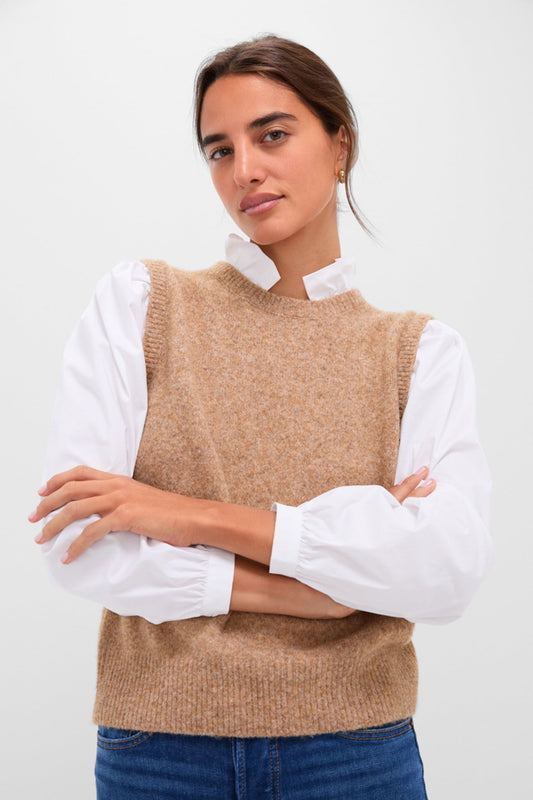 Desert Melange Ella Sweater Blouse