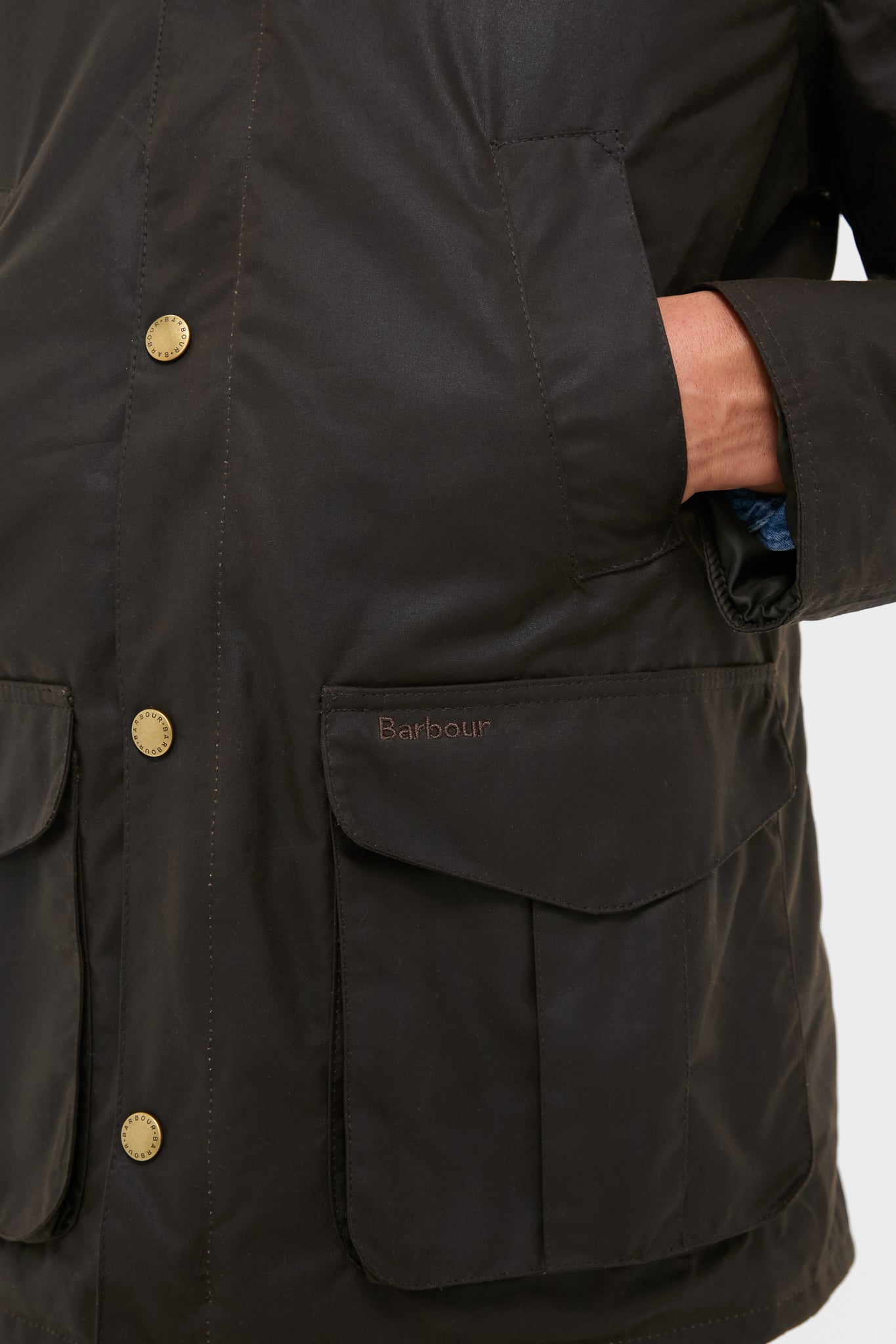 Olive Hereford Wax Jacket