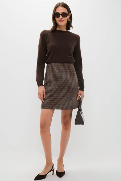 Wine-Coloured Vata Skirt