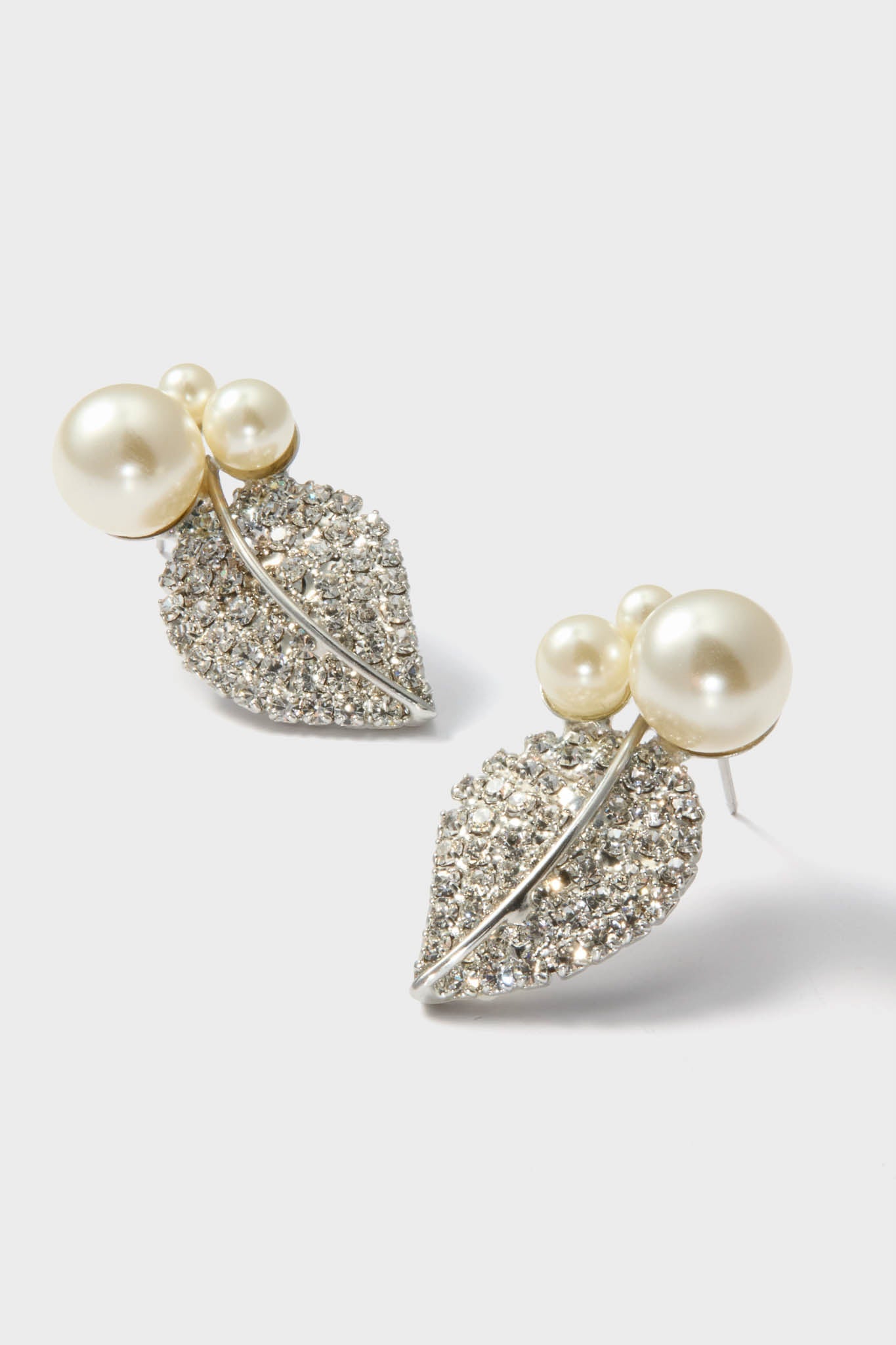 Crystal Pearl Blanca Earrings