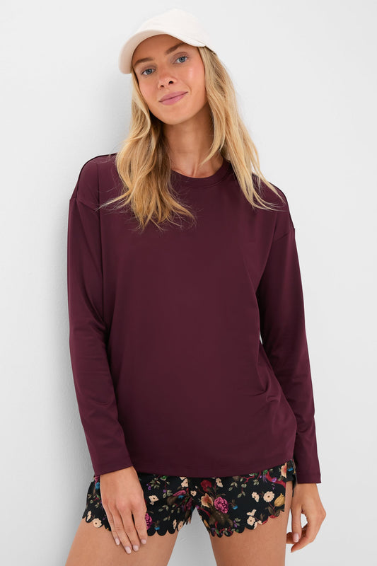 Winetasting Long Sleeve Performance Jersey Ryan Boyfriend Tee