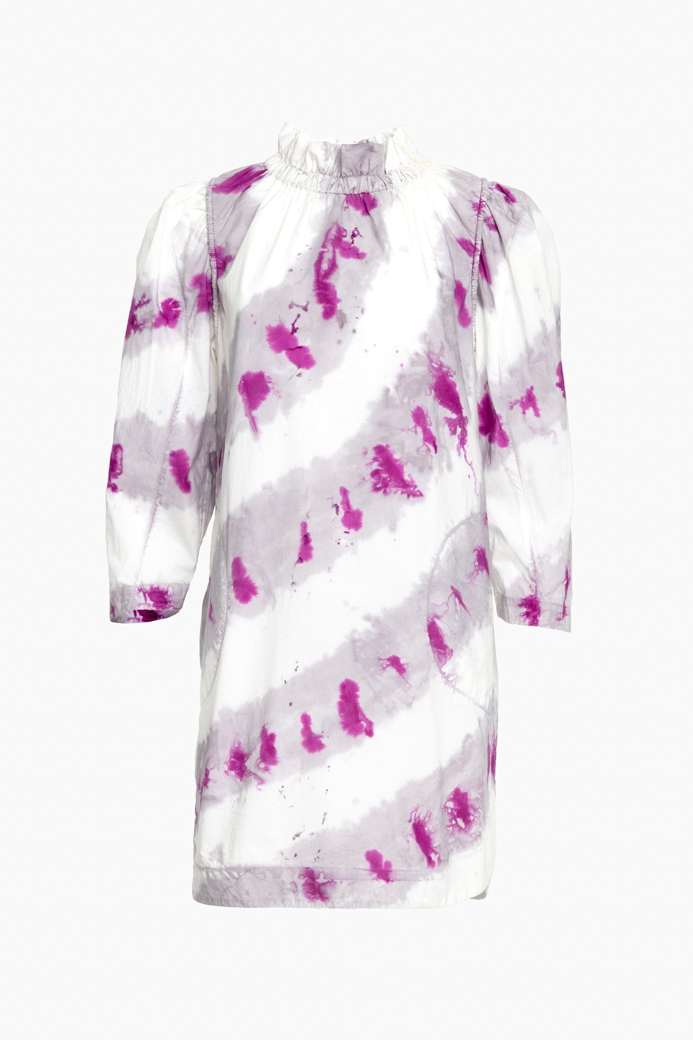 Fuchsia Tie Dye Tamara Tunic Dress