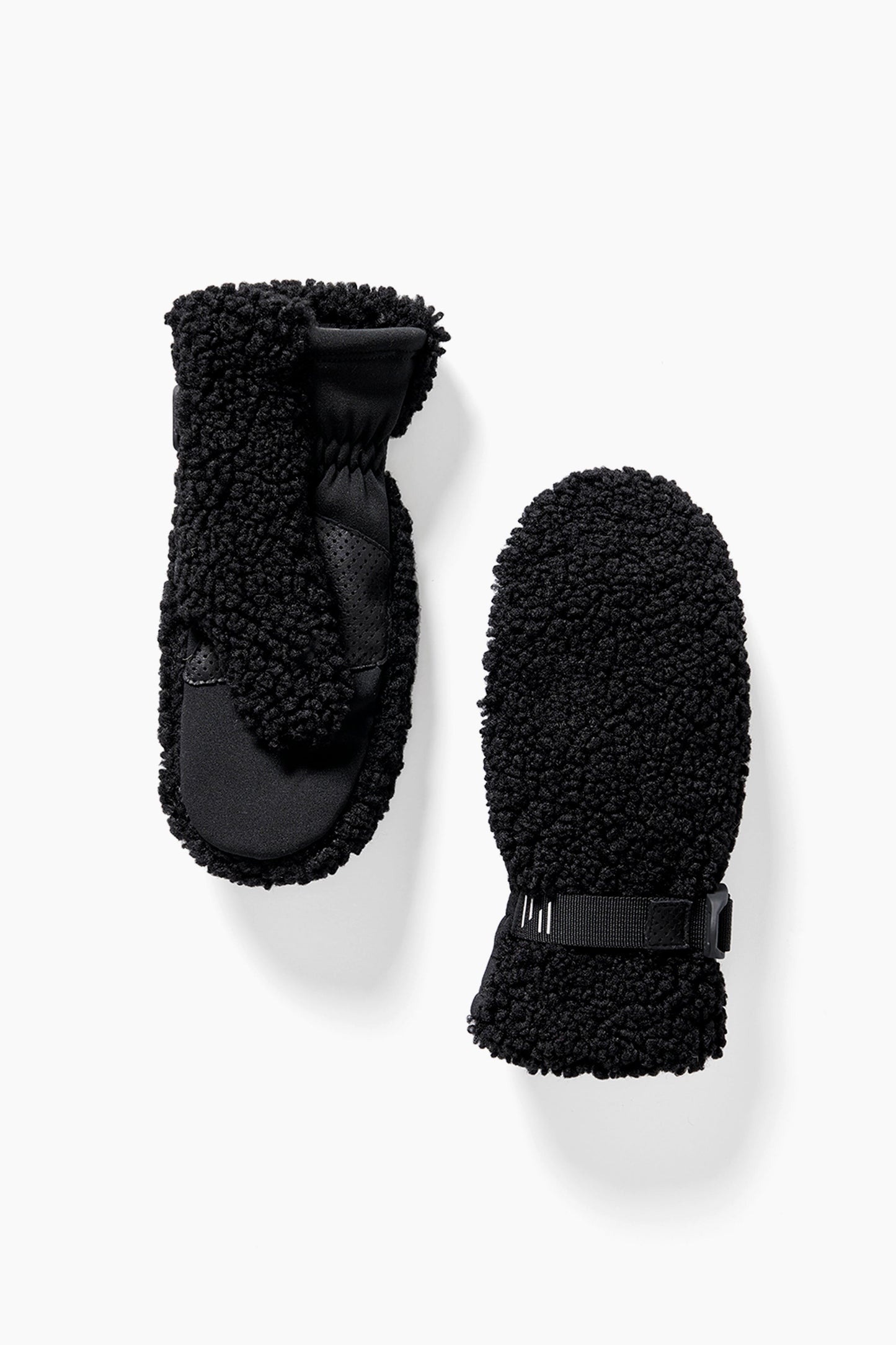Black Sherpa Mittens