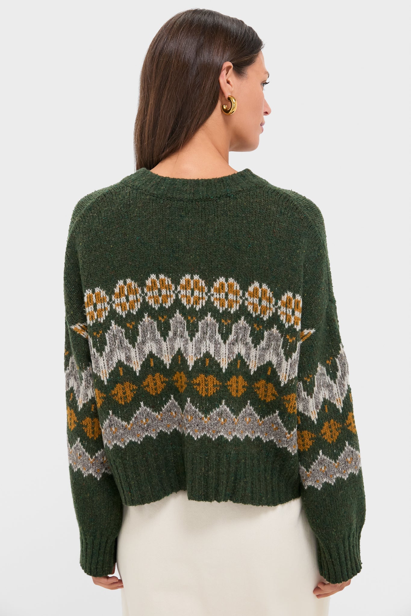 Dark Forest Fairisle Cammie Sweater