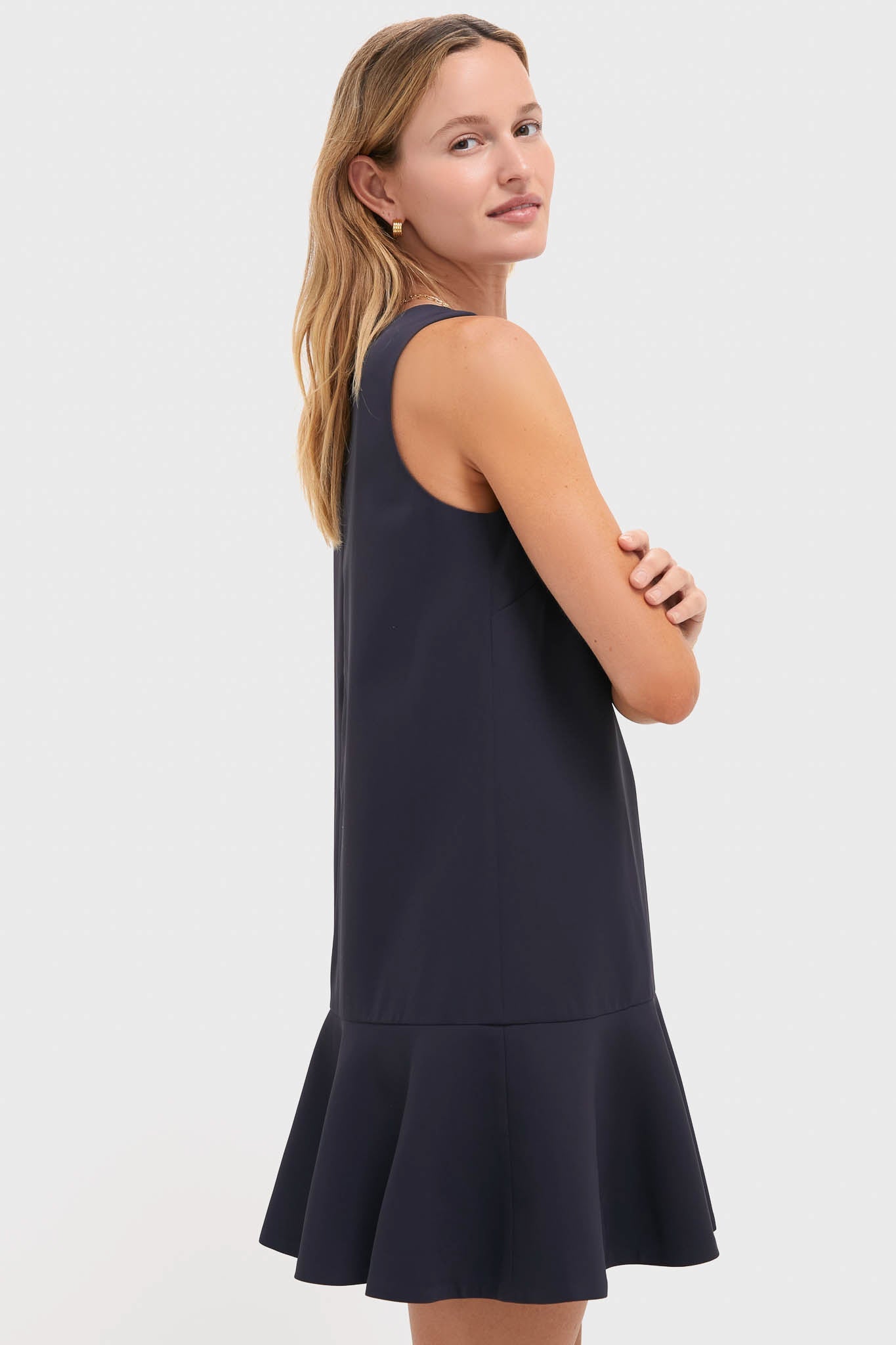 Dark Slate Navy Flutter McKinney Mini Dress